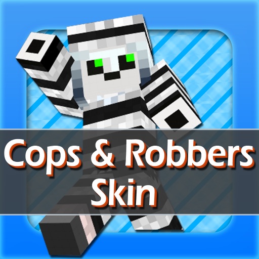 Cops and Robbers Skin Pack + Editor For Minecraft PE+PC icon