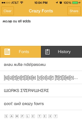 Crazy Fonts - Fun Looking Special Text Fonts screenshot 3