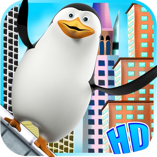The Penguins in New York HD Pro - The super birds in town for a revenge - No Ads Version icon