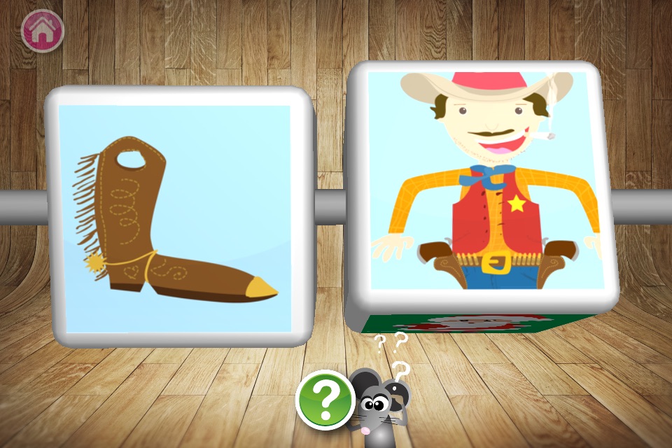The clever mouse: What belongs together?  A preschool game for kids and toddlers screenshot 4