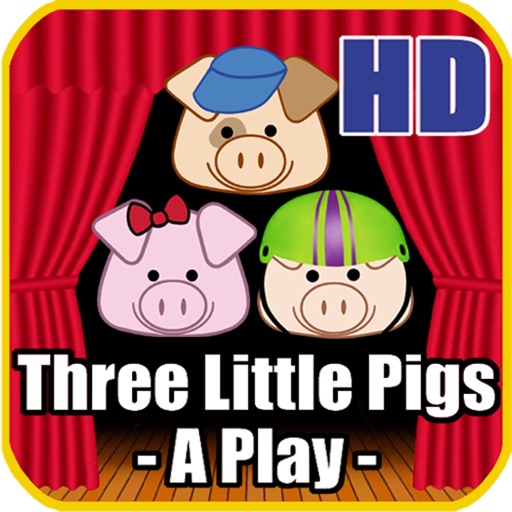 Three Little Pigs - A Play HD icon