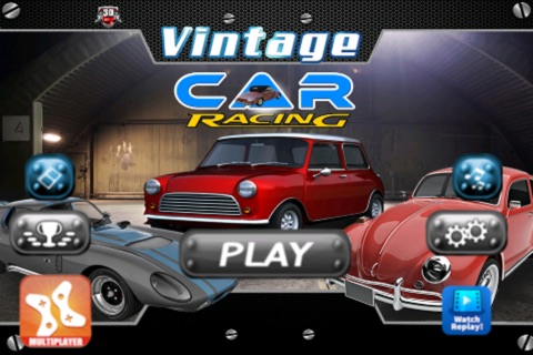 Vintage Car Racing 3D - Classic Free Multiplayer Race Game screenshot 2