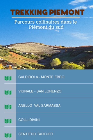TREKKING PIEMONT Wege durch die Hügellandschaft im Süden Piemonts screenshot 2
