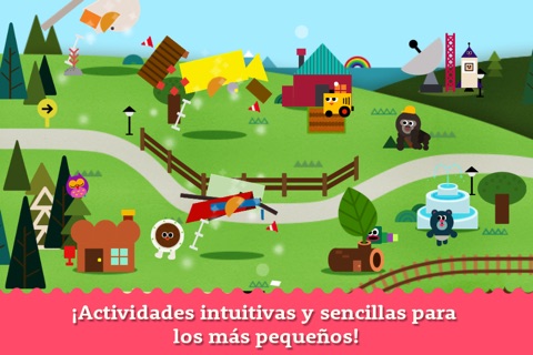 Shape the Village - Interactive Introduction on Circle, Triangle and Square for Kids screenshot 3