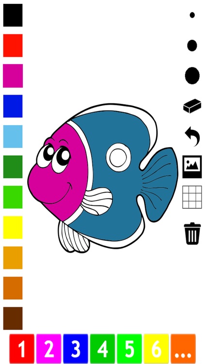 A Fish Coloring Book for Children: Color Animals Under Water! screenshot-4