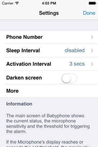 Babyphone (Babyfon) screenshot 2