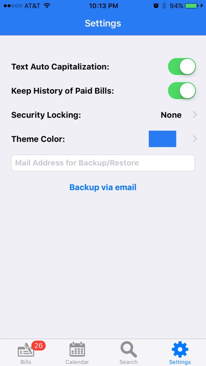 myBill$ screenshot-4