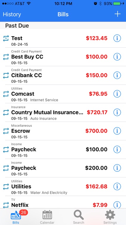 myBill$