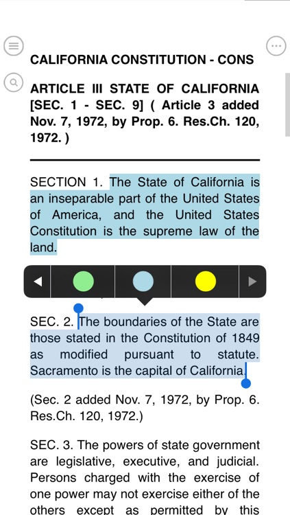 California State Laws and Constitution by SecOne