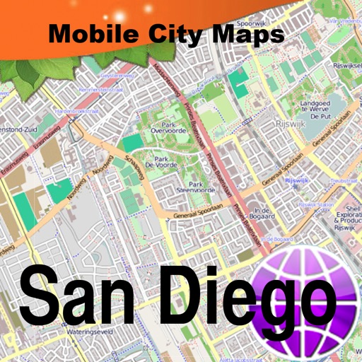 San Diego Street Map icon