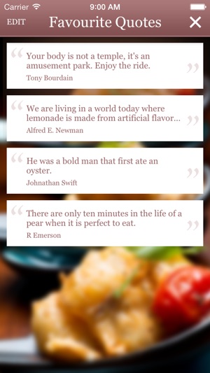 Foodie Pocket Quotes(圖4)-速報App