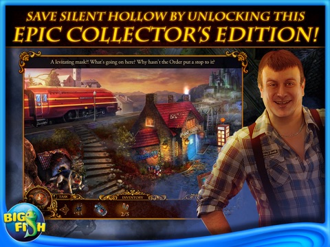 Mystery Trackers: Silent Hollow HD - A Hidden Object Game App with Adventure, Puzzles & Hidden Objects for iPad screenshot 4