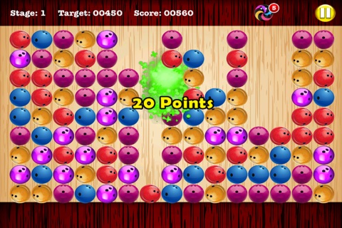 Bowling ball Match Puzzle - Align the ball to win the pin - Free Edition screenshot 4