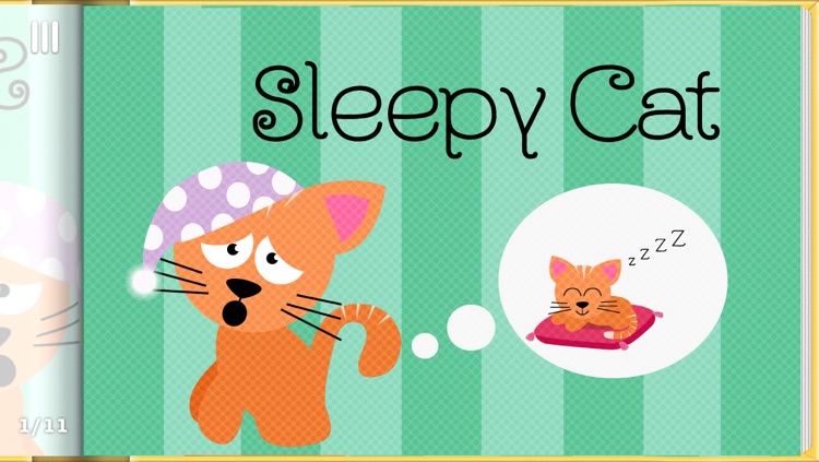 Sleepy Cat Prepositions - Learn English prepositions for kids