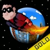 Pixel Heroes - The rocket man fighting super villains - Gold Edition