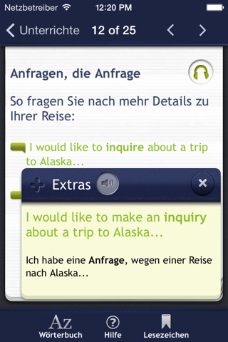 Englisch für Reisen und Urlaub screenshot 2