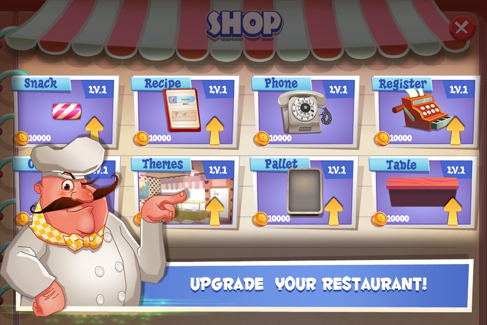 Papa's Ice Cream Shop screenshot 4