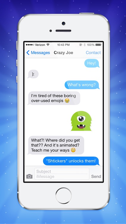 Shtickers - Animated stickers for iMessages screenshot-3