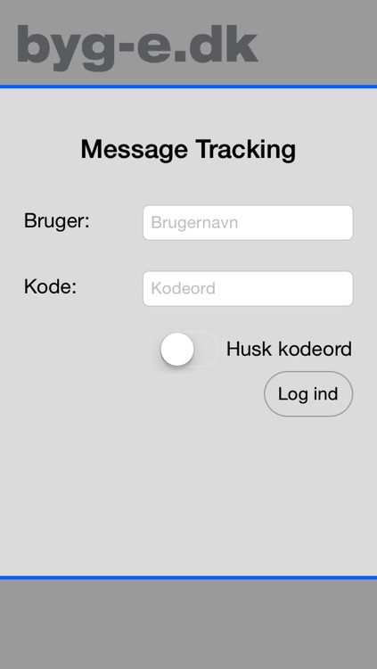 byg-e Message Tracking