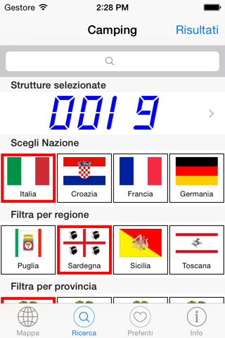 Camping Guide Italy & Europe 2014 i3F screenshot 2