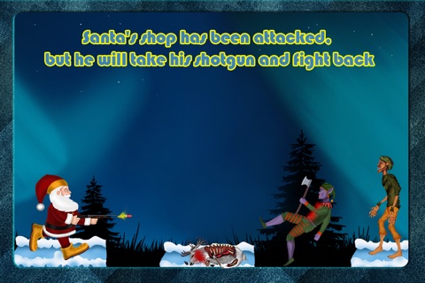 Santa Claus with a shotgun : The Horror Christmas story of winter zombie reindeer & Elf - Free Edition screenshot 3