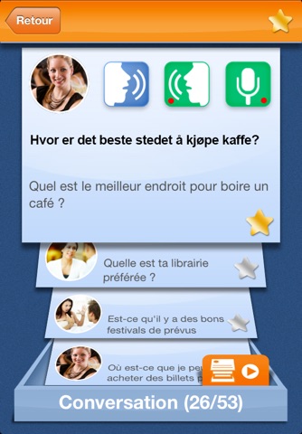 iSpeak Norwegian: Interactive conversation course - learn to speak with vocabulary audio lessons, intensive grammar exercises and test quizzes screenshot 4