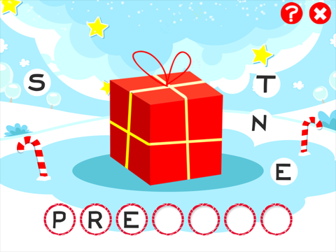 ABCのクリスマス！子供のためのゲーム： 学ぶ 森の動物と言葉やアルファベットを書き込むことができます。無償、新しい、学習、メリークリスマス！のおすすめ画像2
