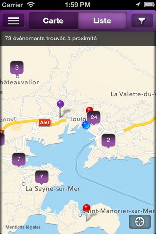 Sortir by var-matin : toutes les sorties et événements sur Toulon, Fréjus, Hyères, La Seyne, Var… screenshot 2