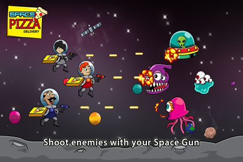 space Pizza Delivery Man Free : Lone Star nimble flight order screenshot 3