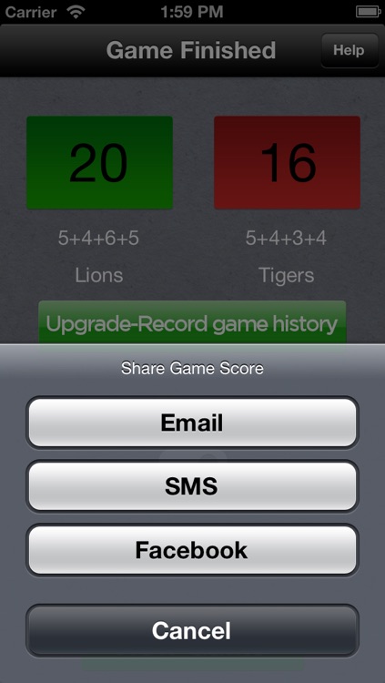 Netball Score Keeper Lite screenshot-3