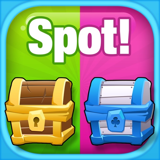 Spot the Difference! Treasure Puzzle - Kids Trivia Games iOS App