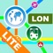 Icon London City Maps Lite - Discover LON with Tube, Bus, and Travel Guides.