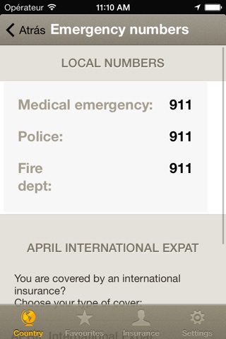 APRIL Expat screenshot 2