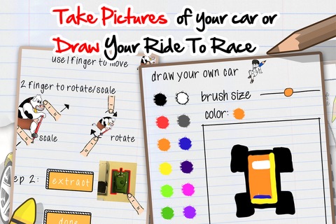 A Doodle Racing Free Top Best Car Race Chase Game screenshot 3