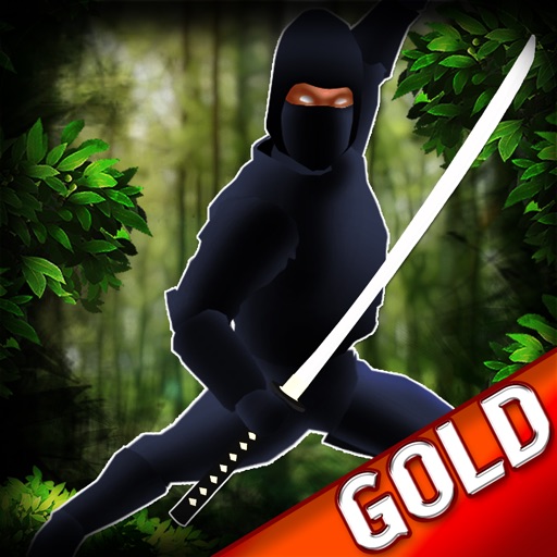 Dwarf Ninja Samurai Jump in the Forest of the Angry Elves - Gold Edition icon