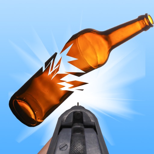 Shooting Bottle Fun Icon