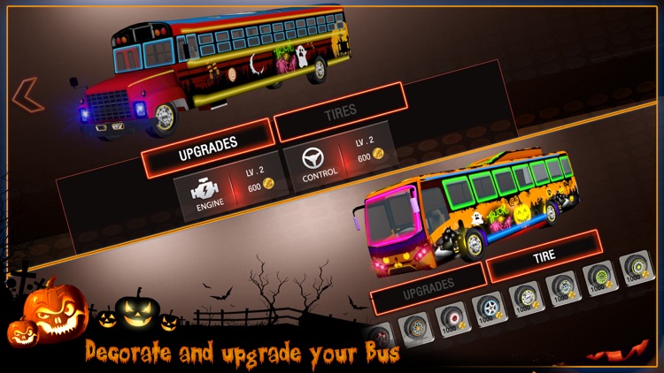 Halloween Party Bus Driver 3D screenshot-3