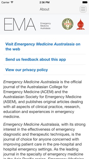 Emergency Medicine Australasia(圖4)-速報App