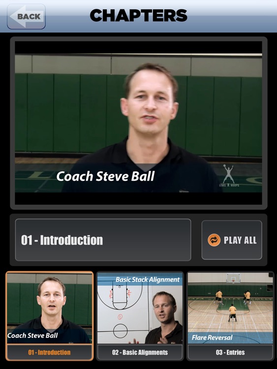 West Coast STACK Offense - With Coach Steve Ball - Full Court Basketball Training Instruction - XL