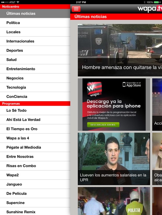 WapaTV for iPad