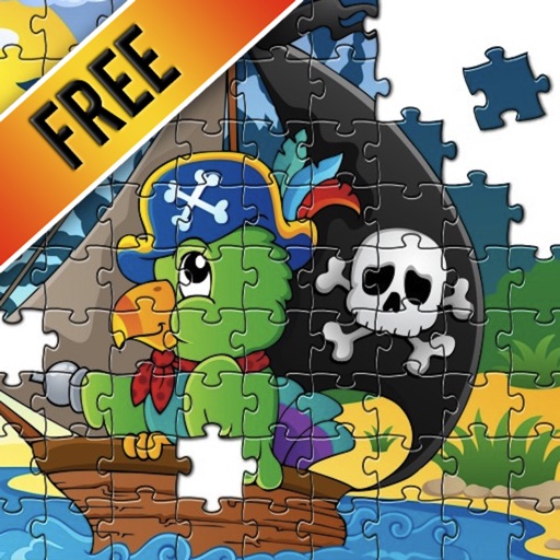 Pirate Puzzle Party: Hidden Caribbean Treasure Island - Free Edition Icon