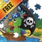 Pirate Puzzle Party: Hidden Caribbean Treasure Island - Free Edition