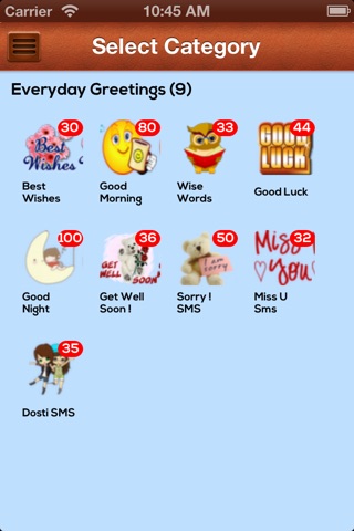 Everyday SMS screenshot 2