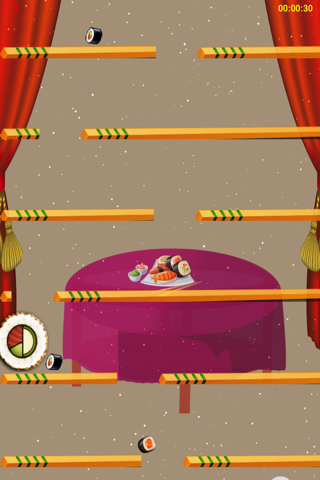 Sushi Falling Race Mania - Fun Food Escape Challenge screenshot 2