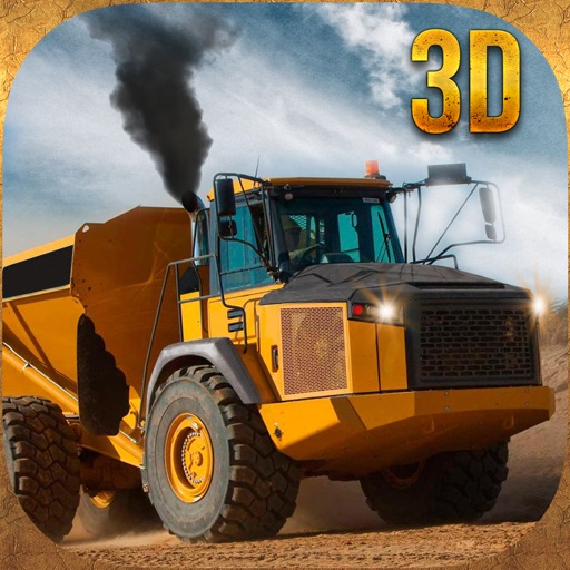 Construction excavator crane driver 3D- realistic parking simulator iOS App