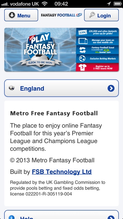 Fantasy Football from Metro