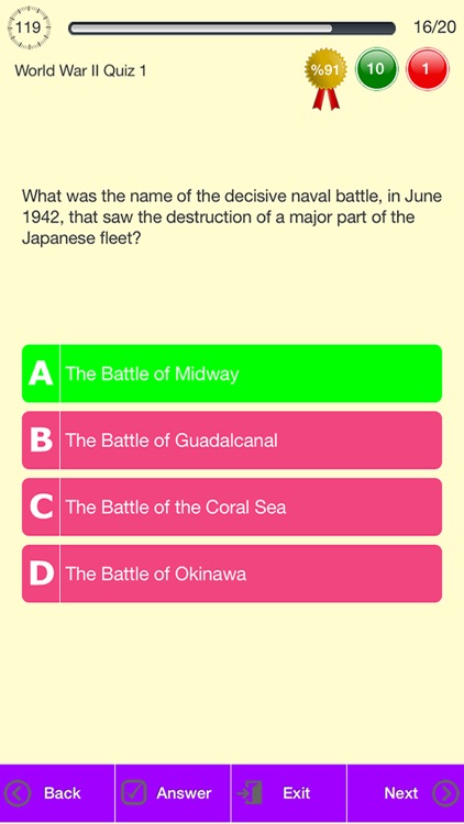 Second World War Quizzes