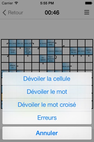 Apprenez l'anglais avec les mots croisés screenshot 3