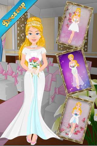 Real Princess Wedding Makeover, Spa ,Dressup free Girls Games screenshot 3