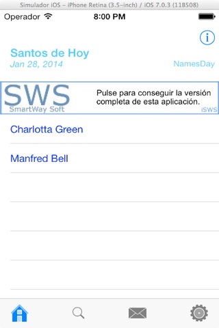 NamesDay screenshot 2